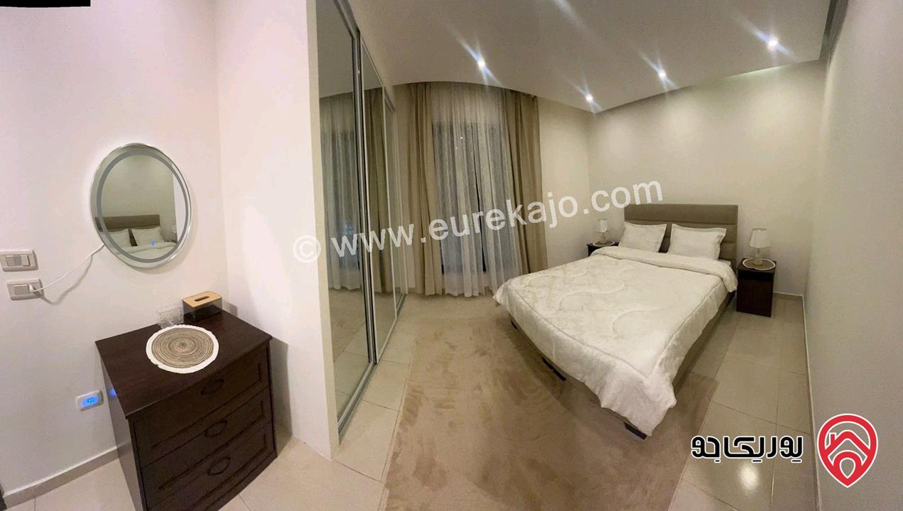 شقة مفروشة ديلكوس مساحة 106م طابق أول للإيجار في عمان - عبدون الشمالي