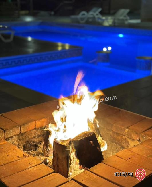 مزرعة مساحة الأرض 3500م والبناء 160م للبيع في جرش - دحل