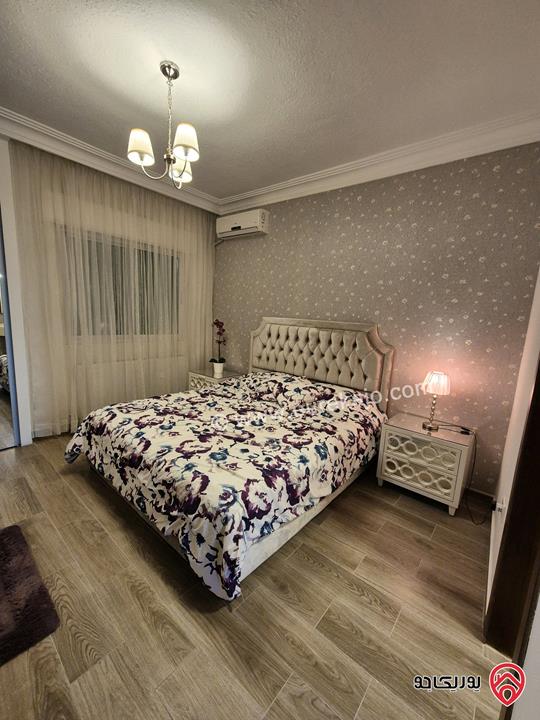 شقة سوبر ديلوكس 120م طابق ثاني مفروشة للايجار السنوي في عمان - الجندويل super deluxe furnished apartment for annual rent