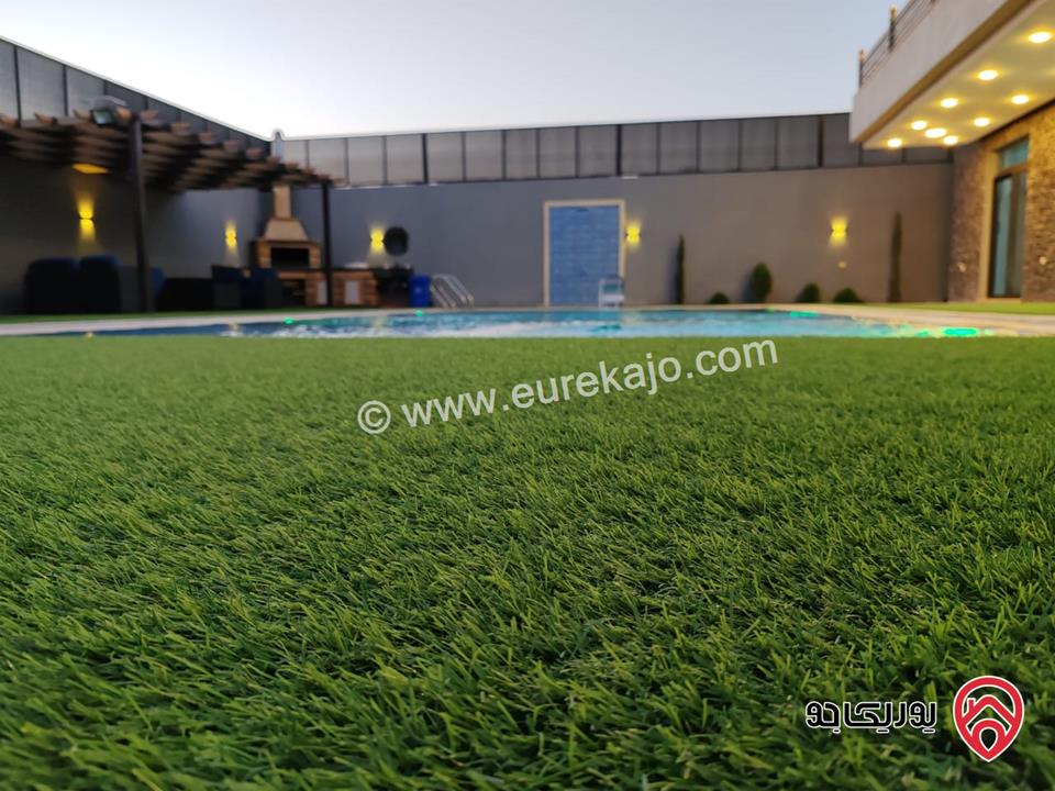 شاليه طابقين مساحة ارض 507م مساحة البناء 200م للبيع في البحر الميت - من اراضي الشونة الجنوبية غور الرامة