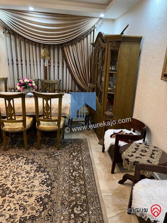 شقة أرضية مفروشة فاخرة للبيع في الرابية - قرب الديز إن 170م مع ترسات 120م بسعر مغري