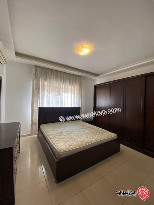 شقة مفروشة مساحة 127م طابق اول للايجار سنوي فقط في عمان - مرج الحمام 