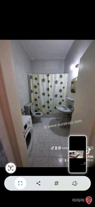 شقة مفروشة ديلوكس مساحة 100م أرضية للايجار من المالك في عمان - جبل الحسين 