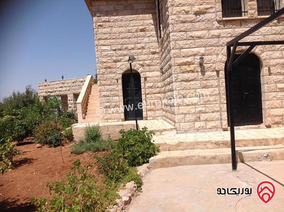 مزرعة مساحة الأرض 10 دونم والبناء 600م للبيع في السلط - أم جوزة