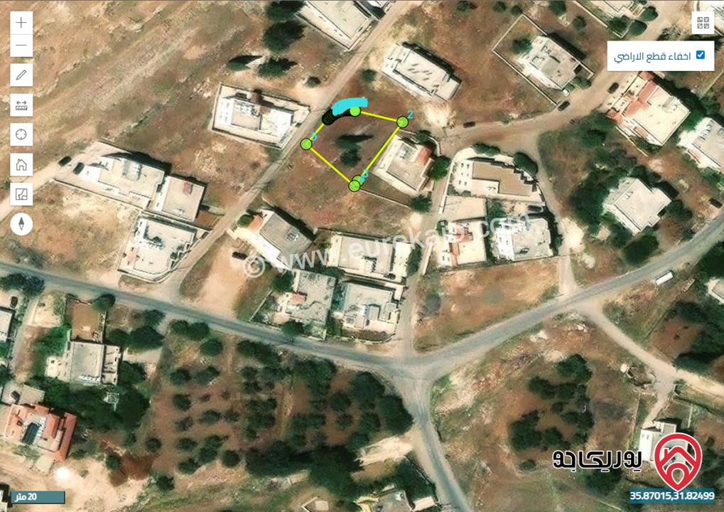 ارض مساحة 500م للبيع في عمان - ناعور ام البساتين