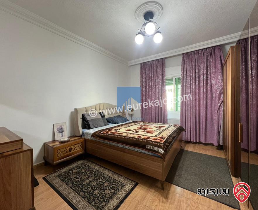 شقة فاخرة للبيع في عمان - الرابية طابق ارضي معلق 127م تشطيب سوبر ديلوكس بسعر مغري