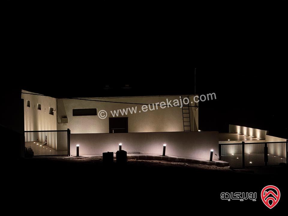 شاليه مساحة الأرض 500م والبناء 124م للبيع في جرش - الكفير