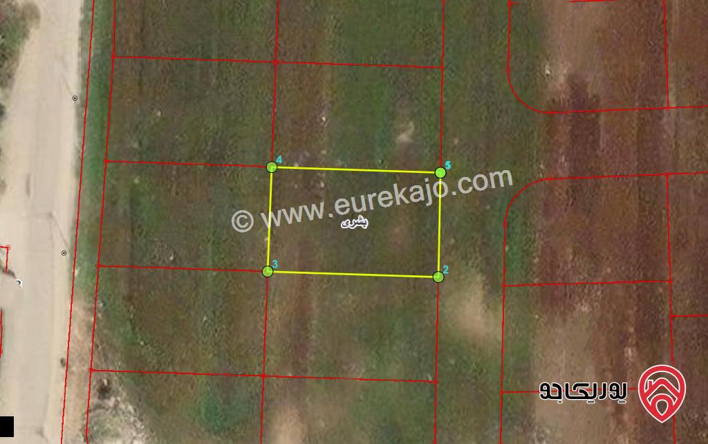 قطعة ارض مساحة 558م للبيع في اربد - بشرى بالقرب من مدرسة فاطمة بنت اليمان