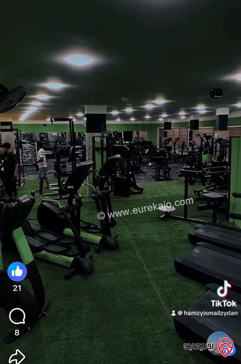 جيم رياضي مساحة 300م للبيع في عمان - طبربور 