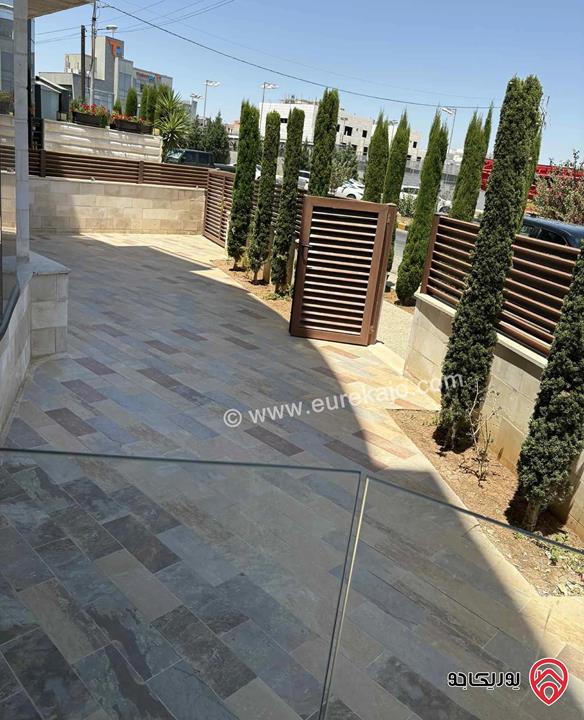 شقة أرضية مساحة 150م داخلي و 150م خارجي للبيع في عمان - حي الصحابة