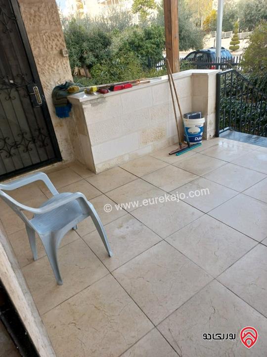 شقة أرضية مساحة 156م داخلي و 50م خارجي للايجار في عمان - تلاع العلي 