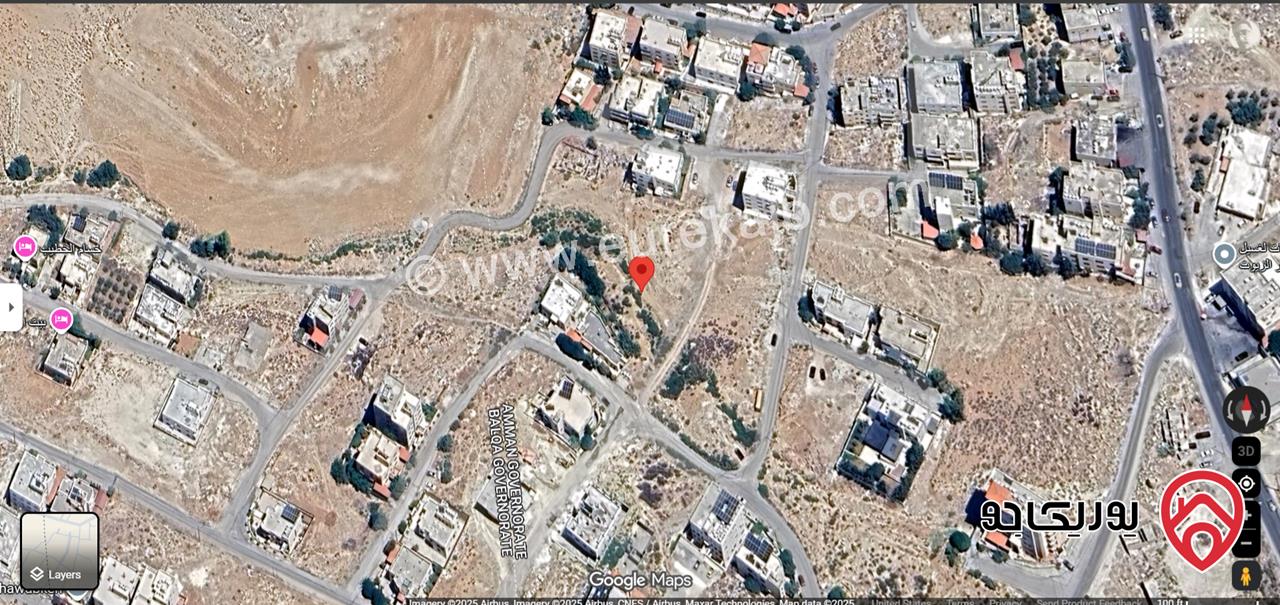 قطعة أرض مساحة 661م للبيع في عمان - أبو نصير 