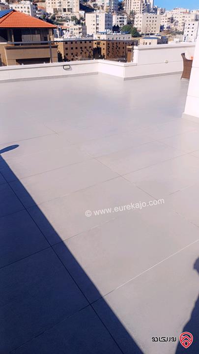 شقة طابق أخير مع روف دوبلكس مساحة 350م للبيع في عمان - خلدا قرب مدارس ساندس 