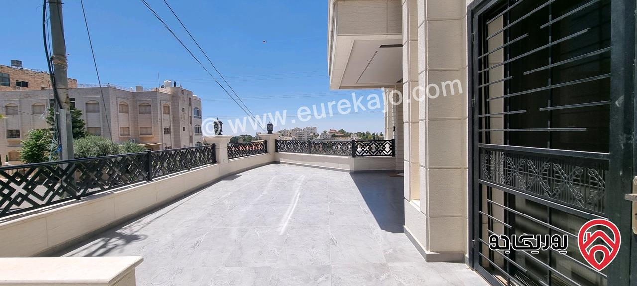 شقة أرضية مساحة 205م + ترس 100م – لم تسكن بعد للبيع جديدة (عمر البناء سنه) - مرج الحمام