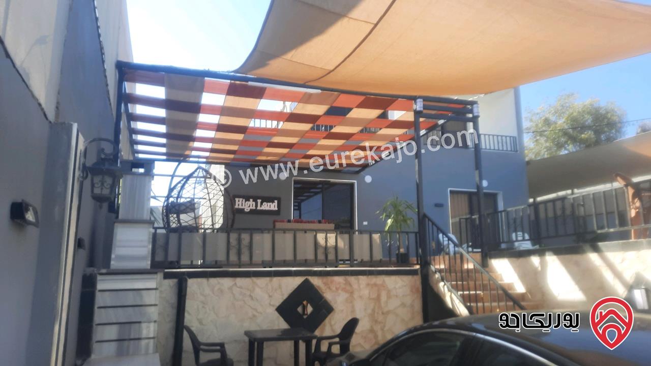 مزرعة مساحة الأرض 500م والبناء 200م للبيع في جرش 