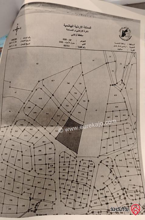  أرض استثمارية سكنية جذابة للبيع في صافوط مساحة 6210م