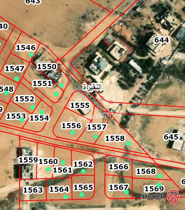 قطع اراضي مساحة من 657م - 806م للبيع في عمان - الموقر النقيرة