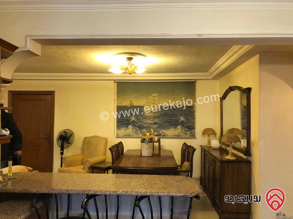 شقة مفروشة مساحة 124م طابق ثالث للبيع في عمان - تلاع العلي 