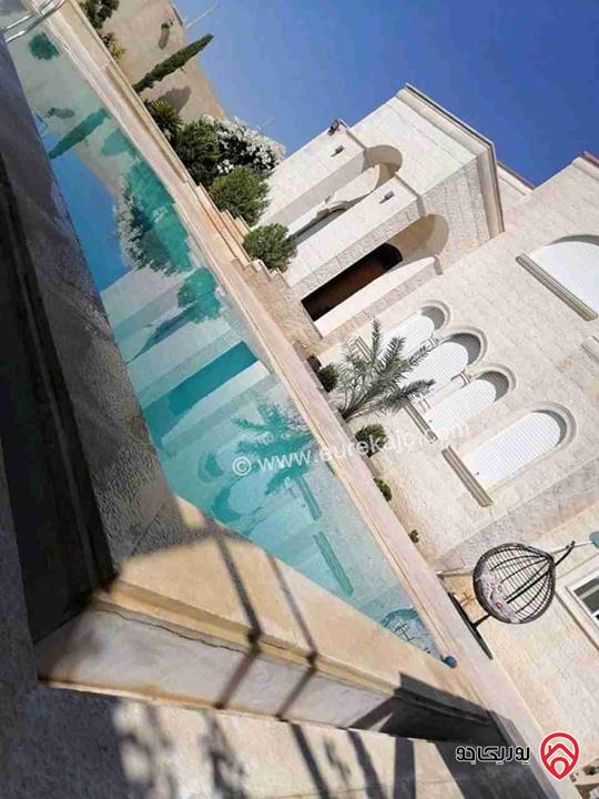 شاليه فاخر مساحة الارض 500م والبناء 250م مفروش بالكامل للبيع عمان -  ناعور