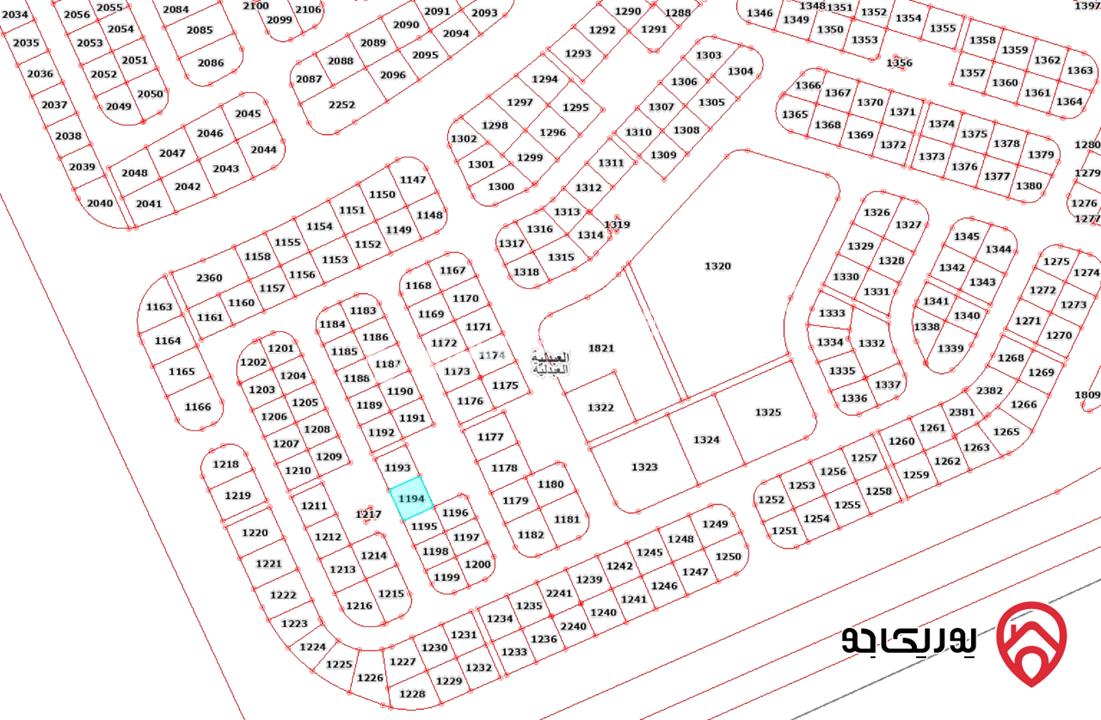 قطعة أرض مميزة مساحة 400م للبيع في الزرقاء - مدينة الشرق 