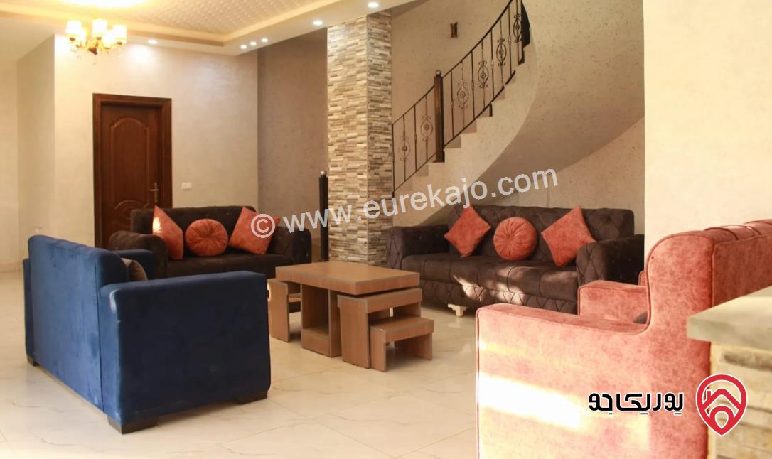 مزرعتان مساحة بنائهم 390م على نفس قطعة الأرض مساحتها 4500م للبيع في جرش  - دحل