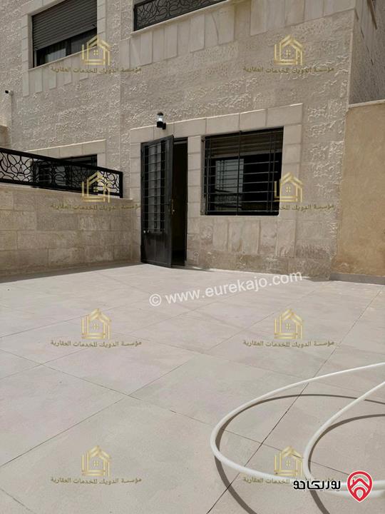 شقة فارغة طابق ارضي مساحة داخلي 150م و 40م خارجي للايجار في عمان - البنيات 