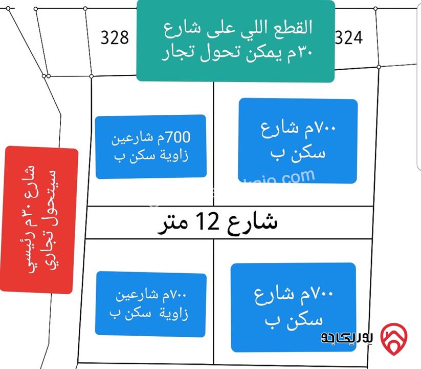 أرض استثمارية للافراز مساحة 3 دونم و 700م للبيع في عمان - شفابدران سكن ب أحكام خاصة 