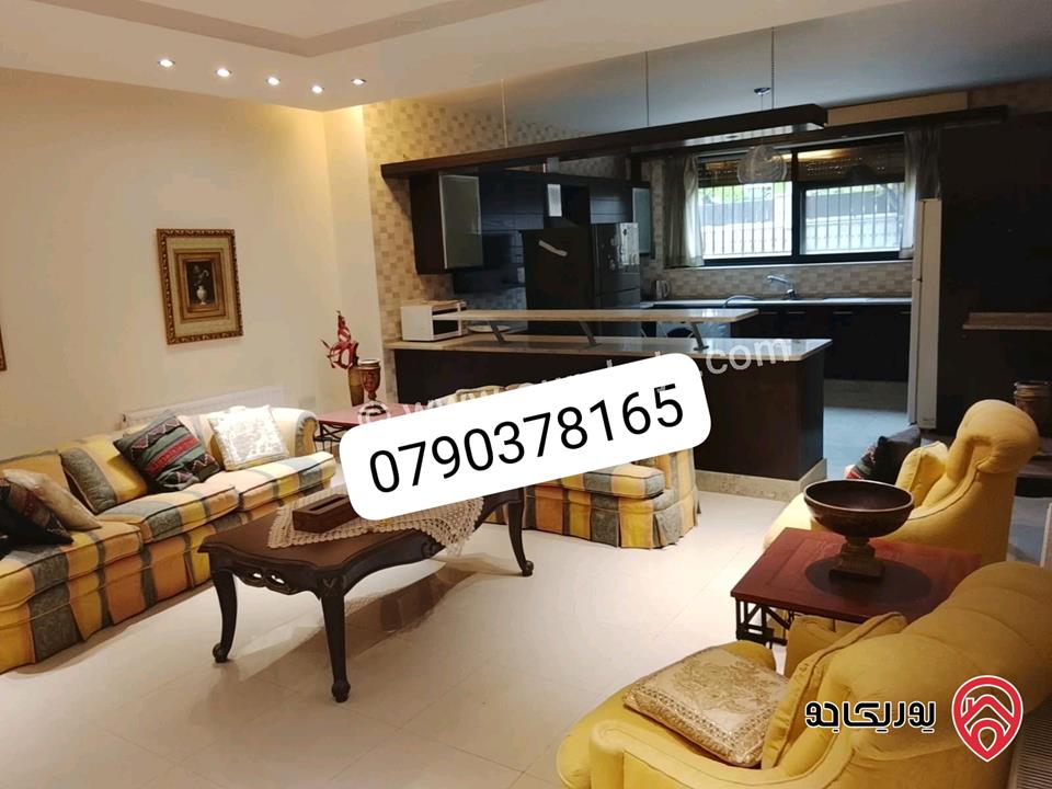 شقة طابقية مفروشة أو فارغة مساحة 230م للايجار في عمان - ام السماق شارع مكة