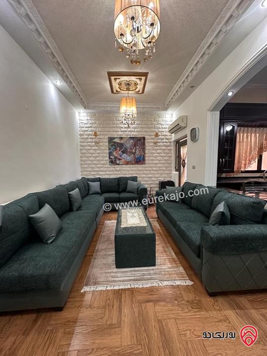 شقة مفروشة مساحة 250م طابق أرضي للايجار في عمان - الجاردنز