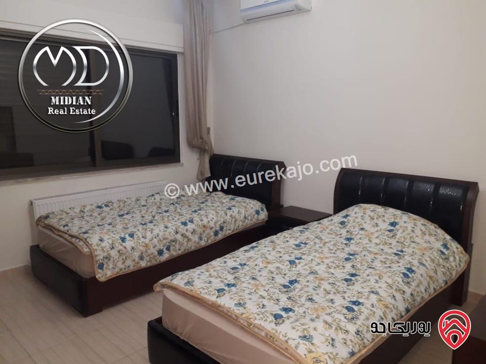 شقة أرضية مفروشة للايجار في عمان - خلدا مساحة 200م مع ترس و حديقة 150م تشطيبات و فرش سوبر ديلوكس بسعر مميز