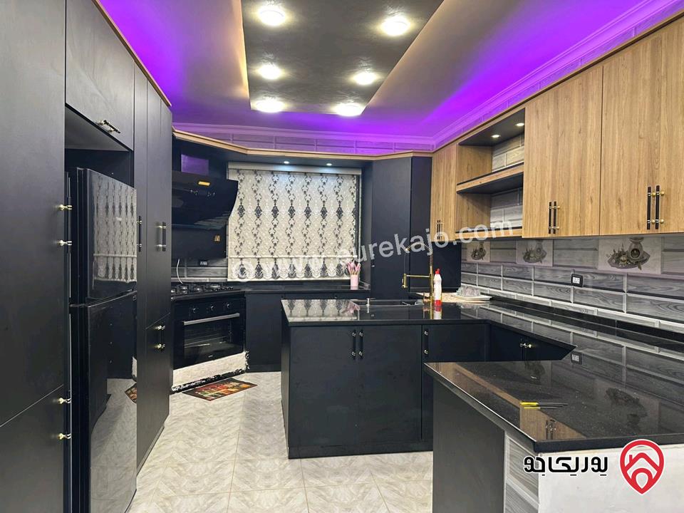 فيلا ومزرعة مفروشة مساحة 200م على أرض 2 دونم للايجار في اربد - طريق البترول منطقة هادئة وجميلة ومستقلة