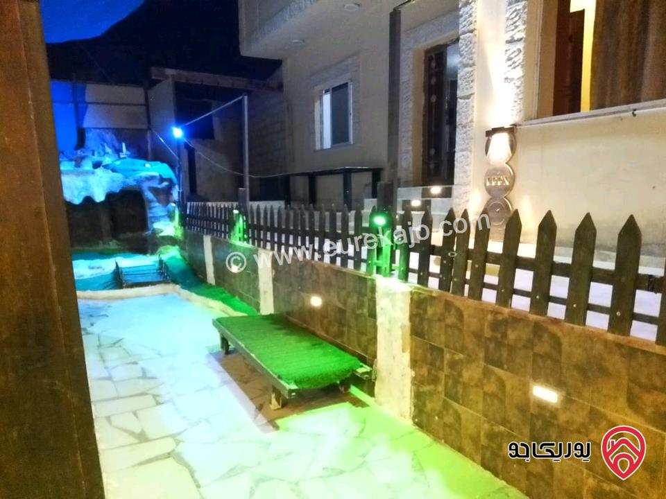 شاليه مساحة 100م على أرض مساحتها 306م للبيع في الشونة الجنوبية غور نمرين بسعر مغري 