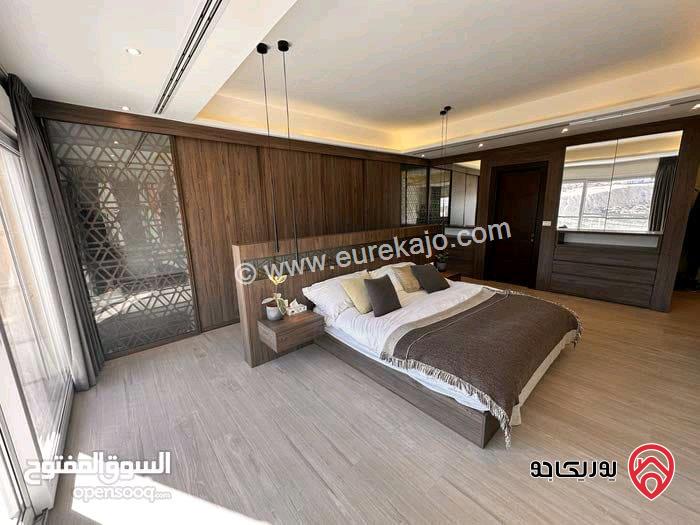 شقة مفروشة مساحة 450م طابق ثالث مع روف للايجار في عمان - طريق المطار 