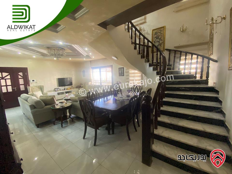 فيلا مستقلة للبيع في عمان - شفا بدران مفروشة مساحة البناء 600 م مساحة الارض 600 م