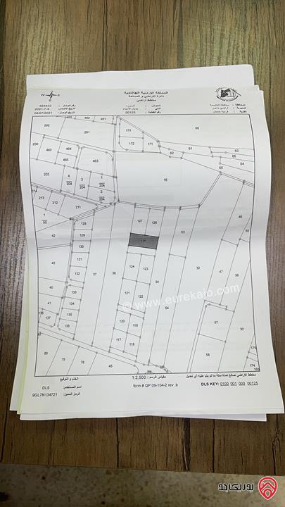 قطعة أرض مساحة 1797م للبيع في عمان - حسبان المدورة