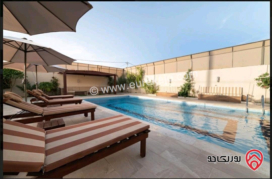 شـاليه مـفروش مساحة الأرض 550م والبناء 150م للبيع في البحر الميت منطقة الشونة الجنوبية الجوفة