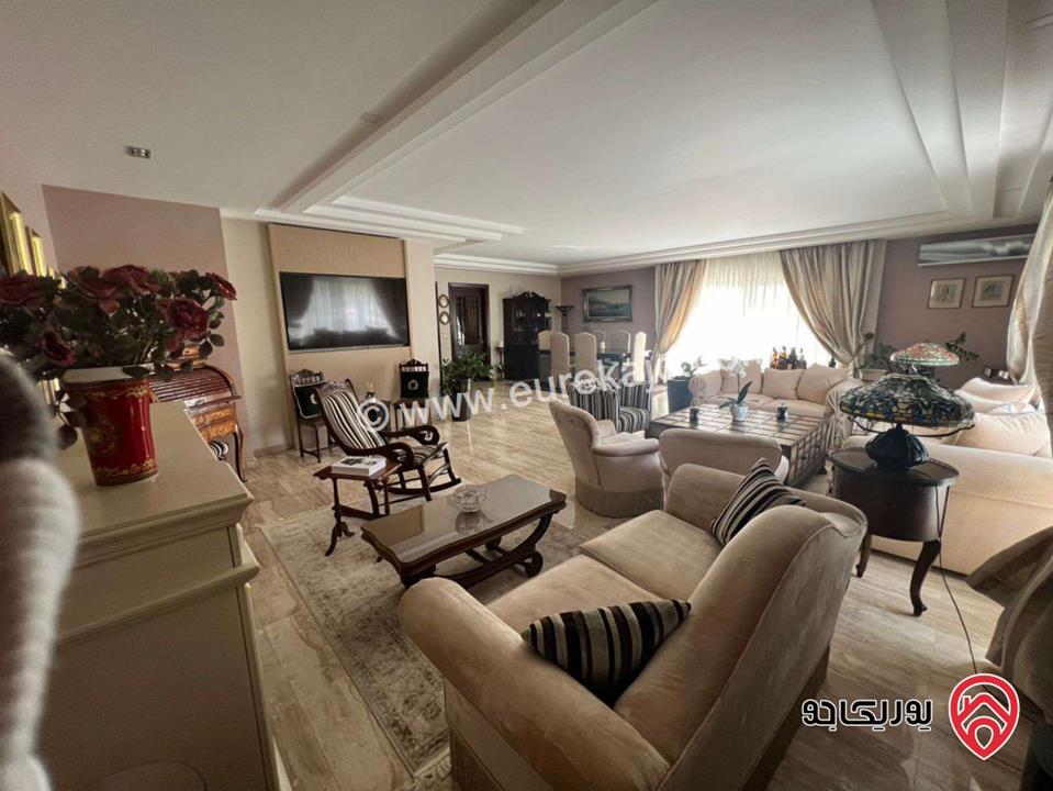 Luxury furnished apartment of 306 SQM for sale in Amman - Abdoun