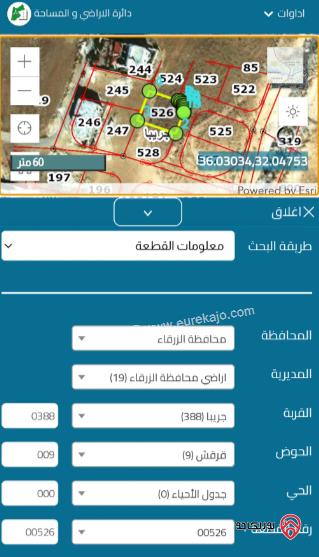 قطعة أرض مساحة 500م للبيع في الزرقاء - ضاحية المدينة المنورة	