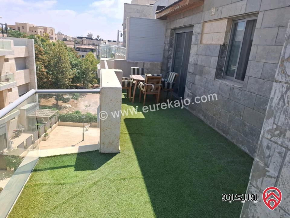 شقة ديلوكس روف مساحة 140م للايجار في عمان -عبدون 