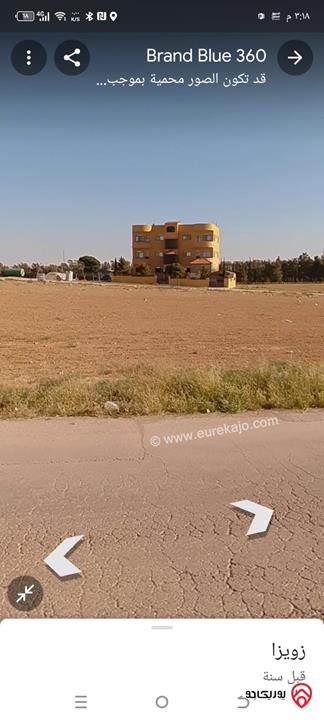 ارض مساحة 400م للبيع في عمان - طريق المطار زويزا متوفر جميع الخدمات منطقة فلل وشاليهات