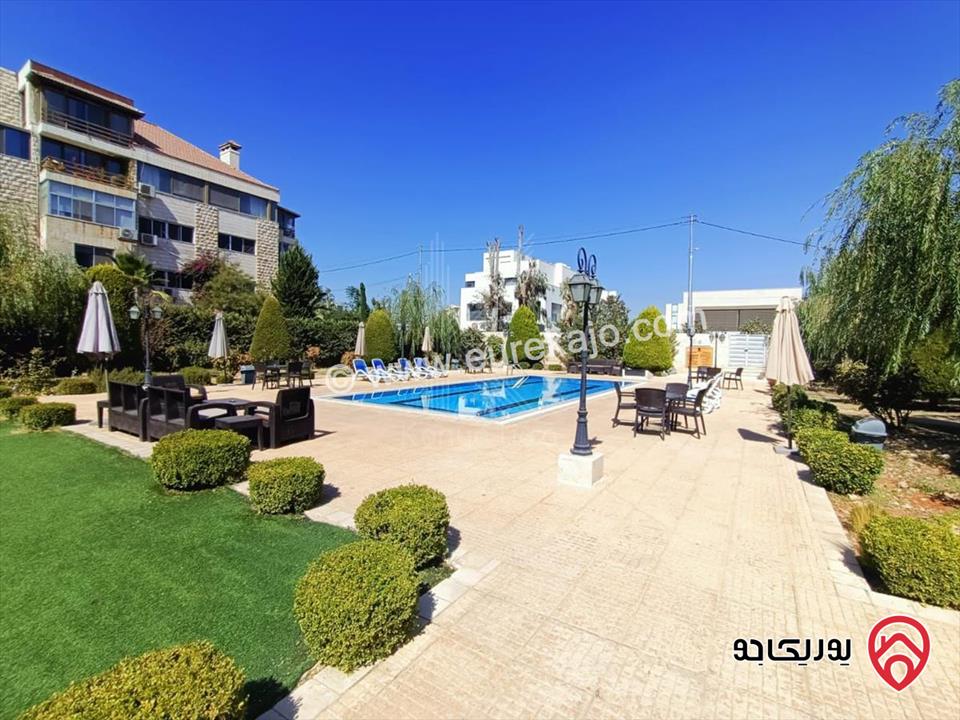 شقة مفروشة فاخرة طابق أرضي مساحة 200م للايجار في عمان - عبدون