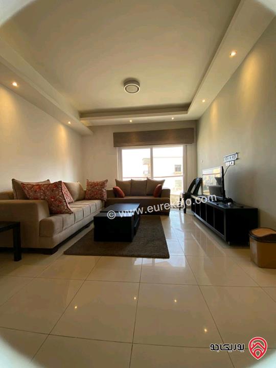 شقة مفروشة فاخرة مساحة 128م طابق ثاني للإيجار في عمّان - الدوار الخامس