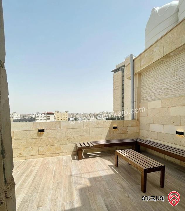 رووف فاخر مفروش مساحة 100م للايجار في عمان - ام السماق 