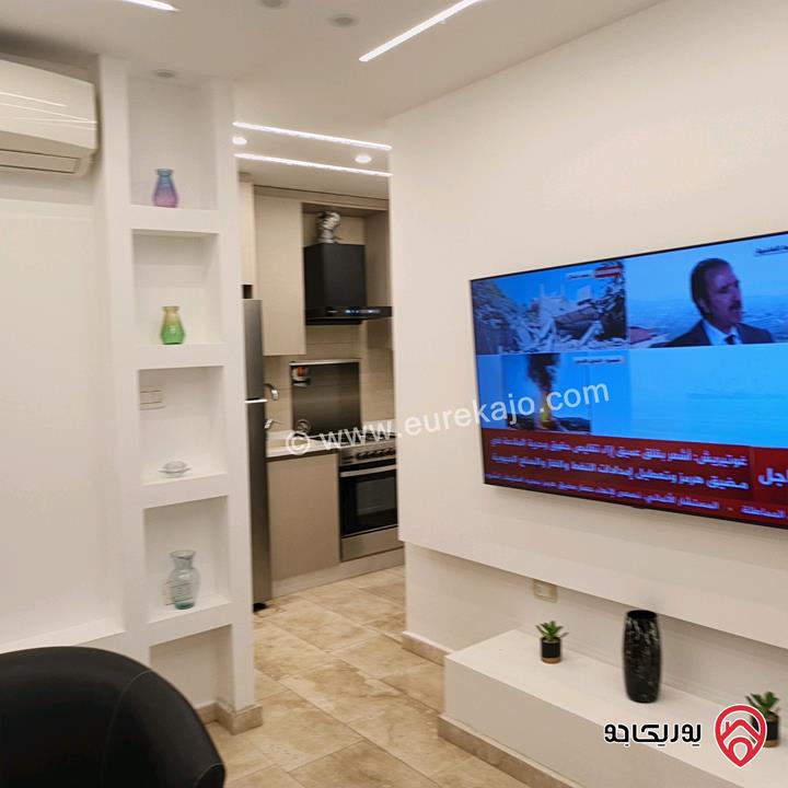 شقة مفروشة مساحة 100م للايجار جديدة مميزة في عمان - السابع شارع عبدالله غوشه 