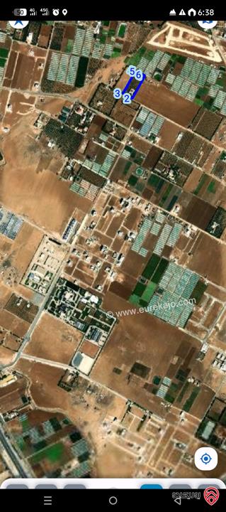 أرض مساحة 10 دونم للبيع في جنوب عمان - الطنيب حوض العيادات