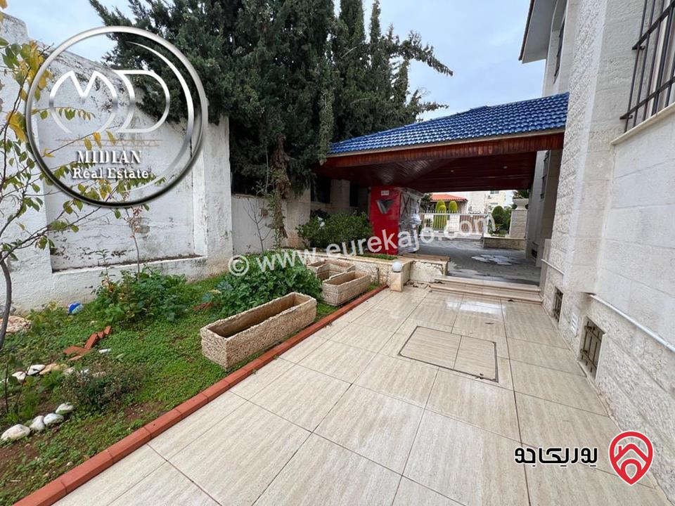 فيلا مستقلة فارغة أو مفروشة للايجار في عمان - ام السماق مساحة 750م مع تراسات و حدائق تصلح تجاري أو روضة أو حضانة