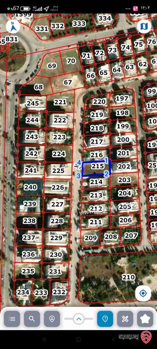 أرض مساحة 823م للبيع في اربد - الحي الشرقي 