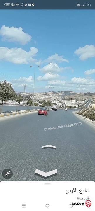 ارض مميزة جدا مساحة 500م للبيع في عمان - ابو نصير مطلة على شارع الاردن مباشرة 