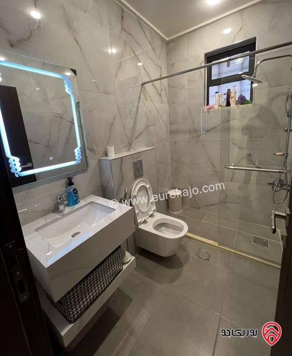 شقة سوبرديلوكس طابق أرضي مساحة 130م للايجار في عمان - ربوة عبدون