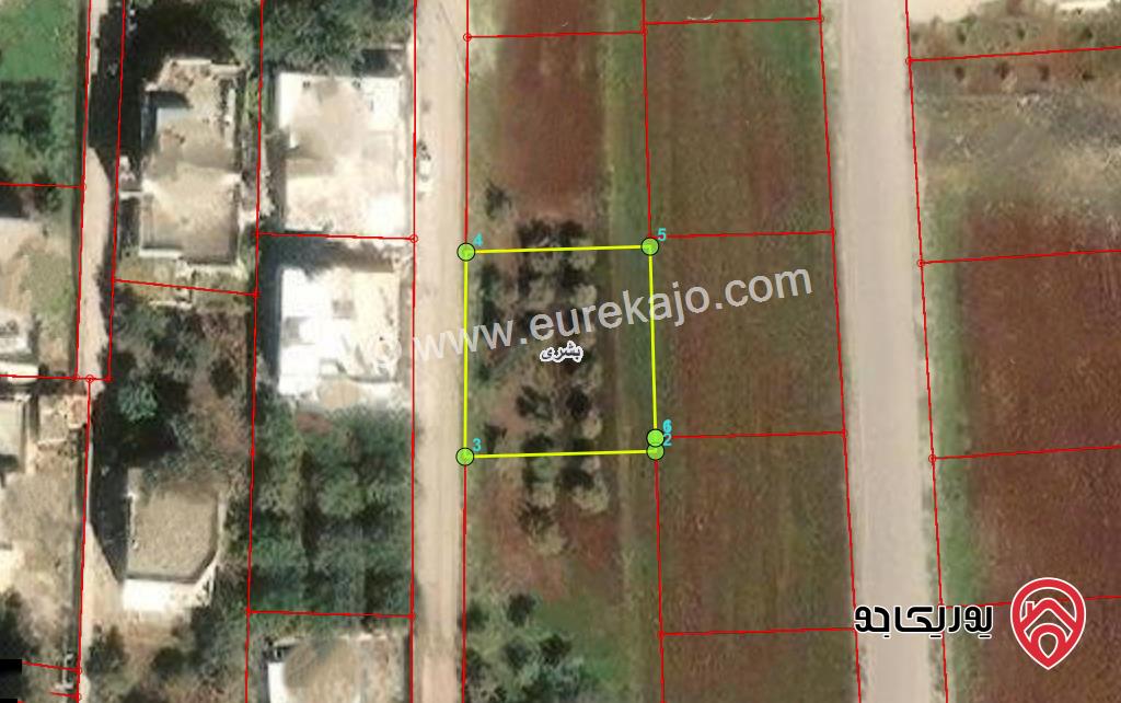 قطعة ارض مساحة 508م للبيع في اربد - بشرى